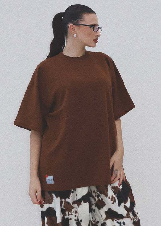 cocoa oversized tee